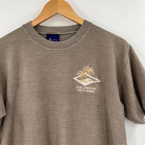 Vintage Hollywood California Destination Cotton T-Shirt Size Medium - Picture 4 of 4